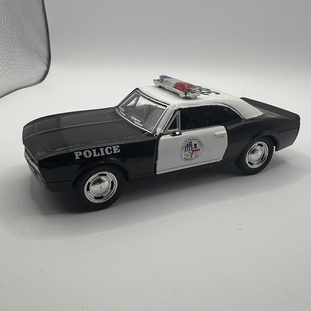 Kinsmart 1967 Chevrolet Camaro Z/28 5 inch Police Car Diecast Model 1:37 Chevy‎